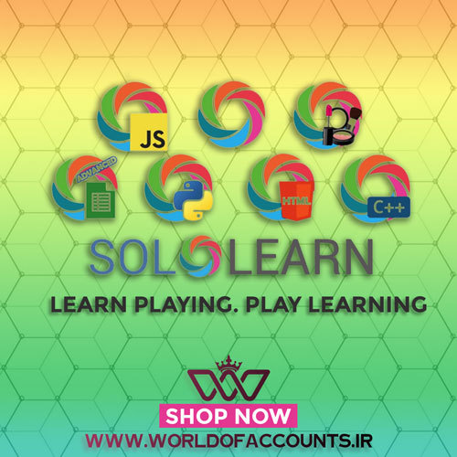 اکانت SoloLearn ( سولولرن) با ایمیل اختصاصی - دنیای اکانت